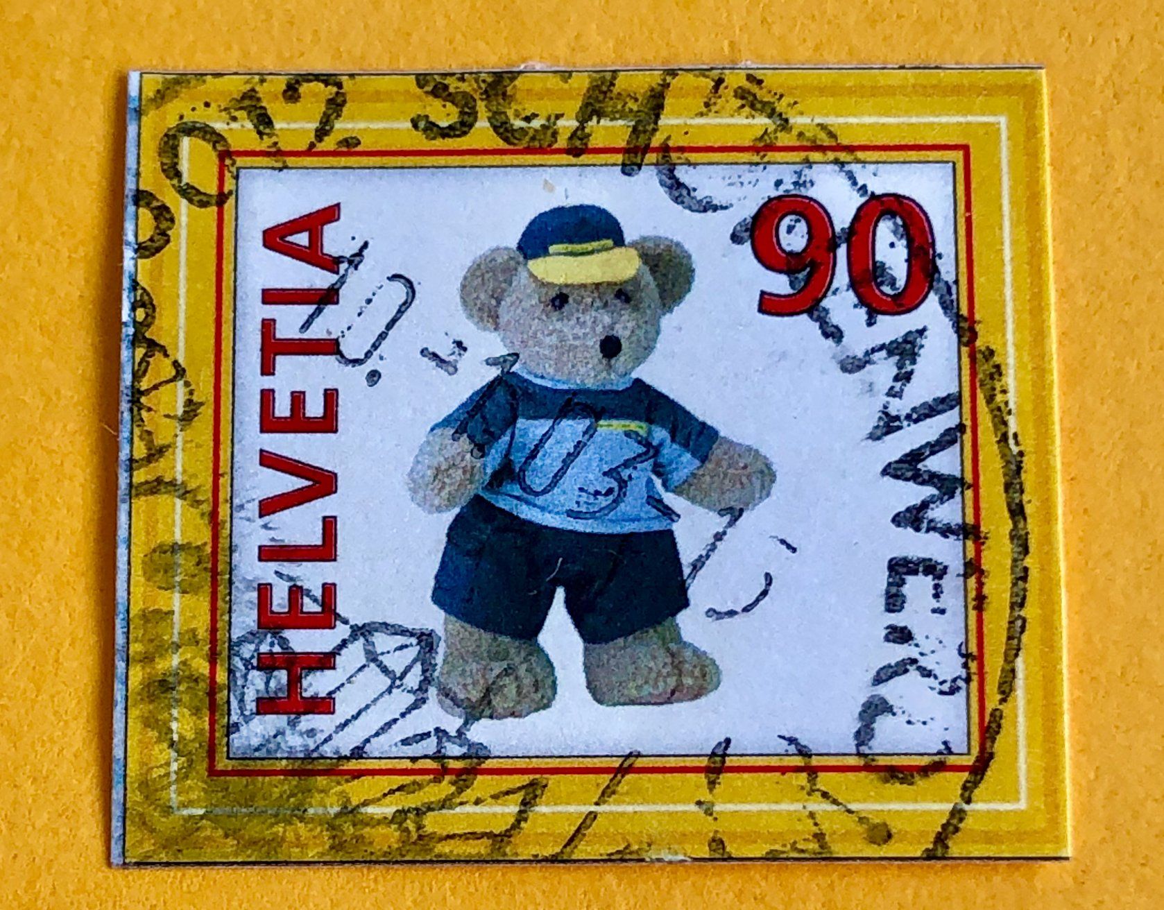 Tutti i francobolli: Nr.1055 GESTEMPELT 100 Jahre Teddybär 2002    – Usato da Aarau venduto da Billa007