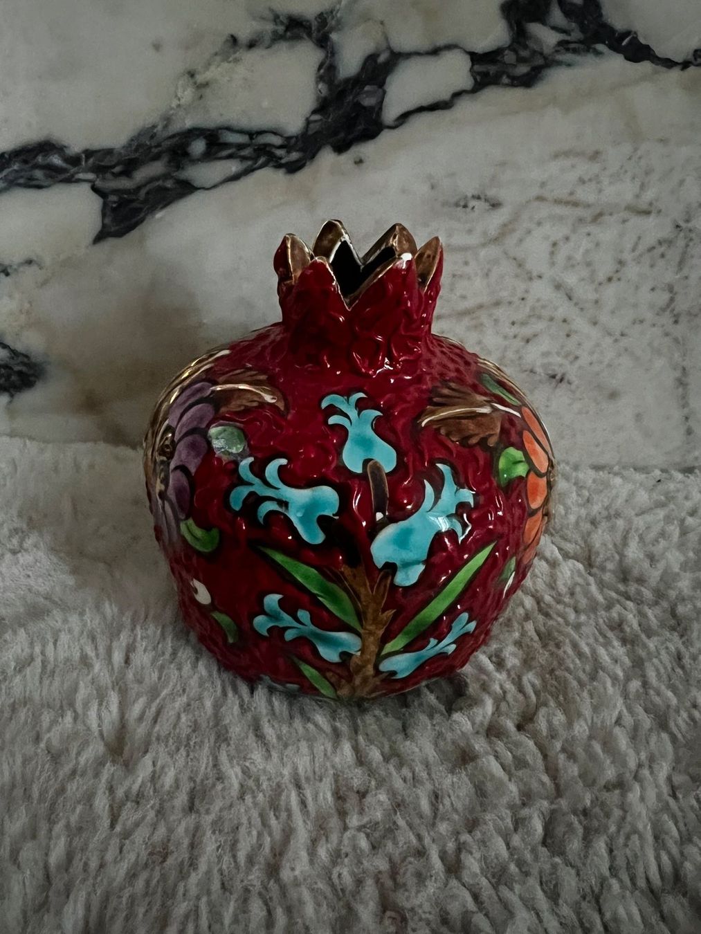 Vasi & Recipienti: Granatapfel Vase mit Blumenmuster – Usato da Zürich venduto da lexi_alex