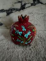 Granatapfel Vase mit Blumenmuster
