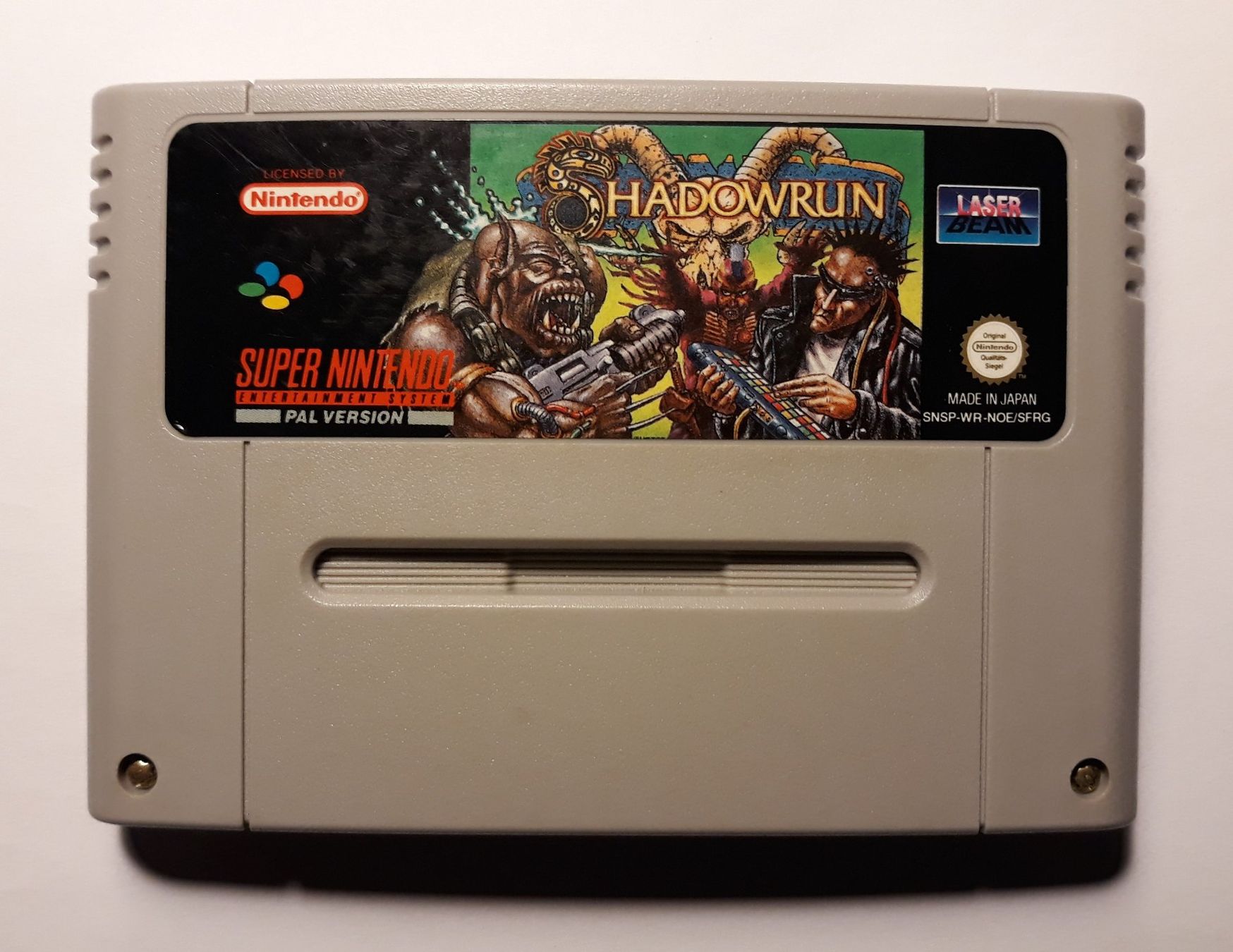 Nintendo Spiele: Shadowrun ☠️ Super Nintendo SNES PAL NOE/SFRG – Gebraucht aus Oberwil BL von