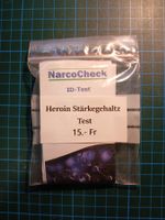 NarcoCheck ID-Test Heroin Reinheit Schnelltest, Neu & OVP!