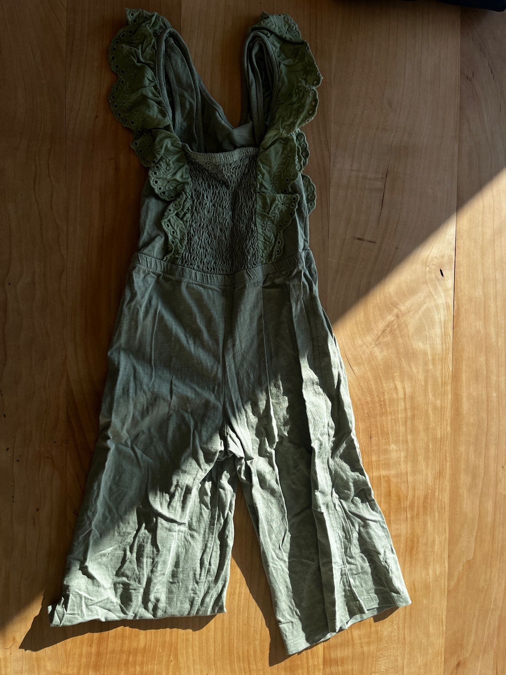 Tute: Mädchen-Jumpsuit, grün, Jersey, 7-8 jährig – Usato da Horw venduto da Pem1278 1