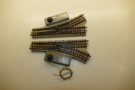 Märklin H0: Uraltgleis-Weichenpaar Einheit 2
