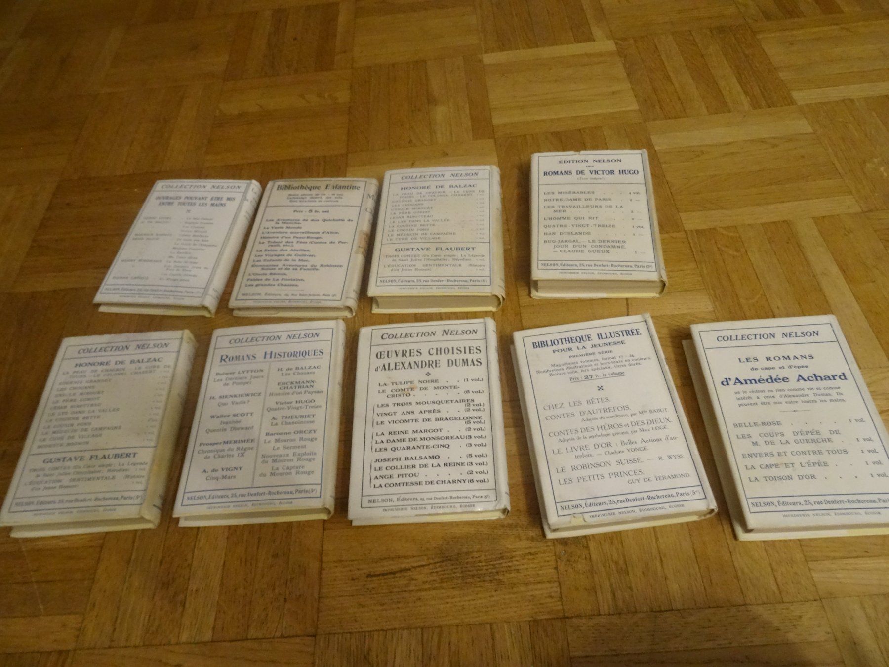Bücher: Lot 9 livres , édition Nelson, – Gebraucht aus Olten von pechsisa1 1