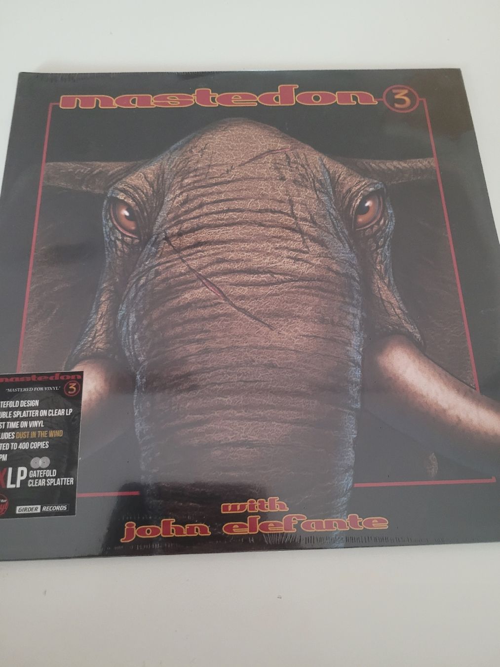 Dischi in vinile: Mastedon - 3 Gatefold Clear Splatter 2xLP Vinyl – Nuovo e nell'imballaggio originale da Münsingen venduto da Drachenwurst
