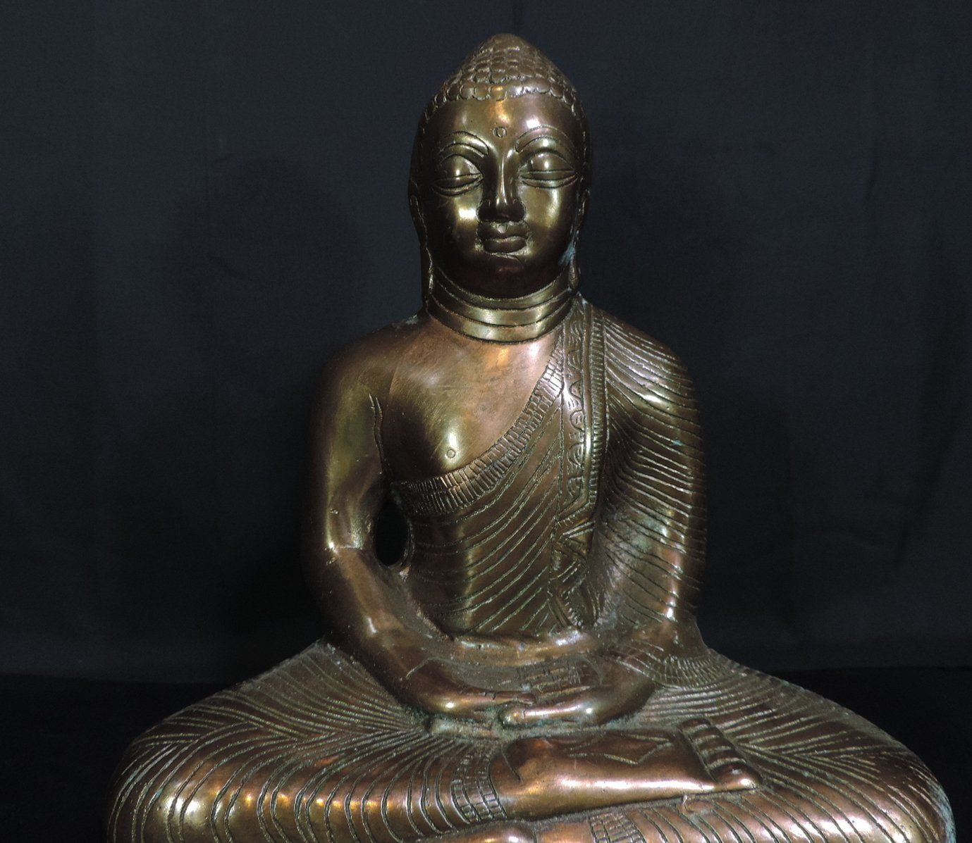 Skulpturen & Statuen: Buddha Figur Bronze, sitzender Buddha – Gebraucht aus Duggingen von roterbambus 1