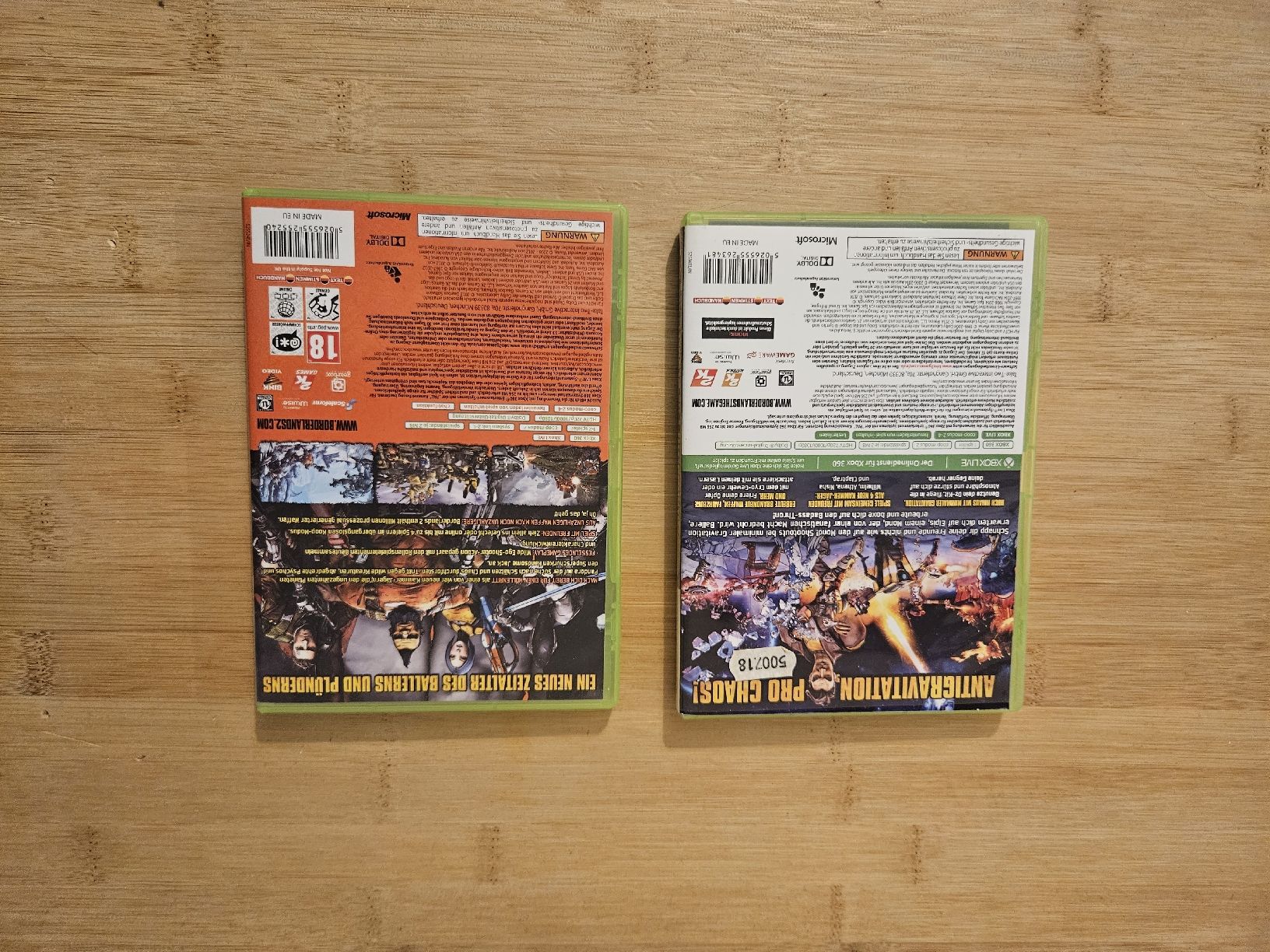 Microsoft Spiele: Xbox 360 Borderlands 1 & 2 Spiel Konvolut – Gebraucht aus Hochdorf von Kragplattenanschluss 2