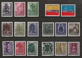 Lot postfrische Ausgaben Liechtenstein ab 1957 **