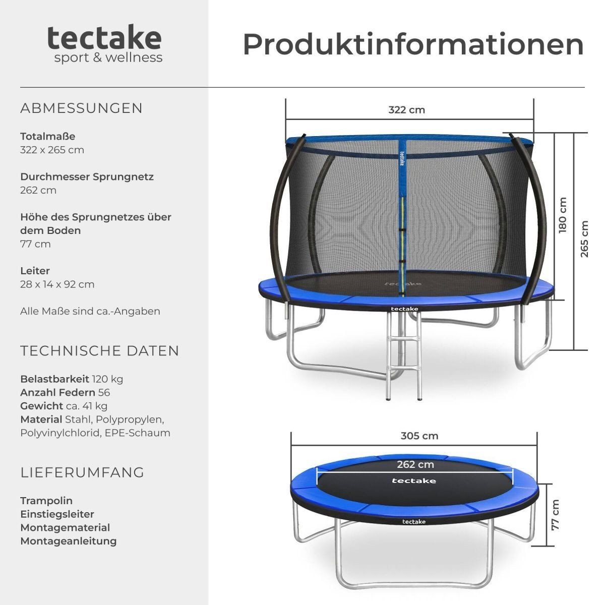 Trampoline: Trampolin – Neu (gemäss Beschreibung) aus Chur von res_7fss 3
