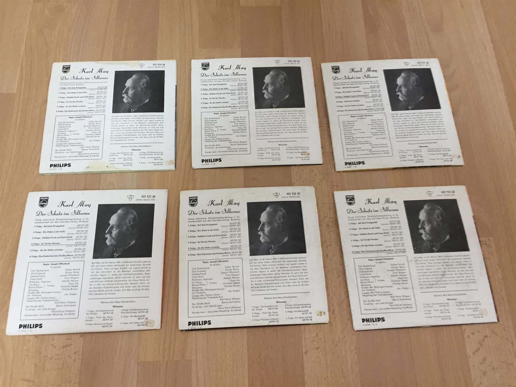 Dischi in vinile: K.May  Der Schatz im Silbersee 6 SP – Usato da Cormagens venduto da Bonsai111 1