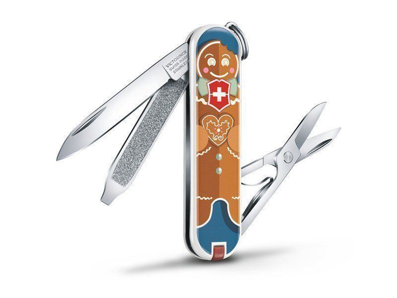 Victorinox Coltelli tascabile: Victorinox "Gingerbread Love" Knife 2019 – Nuovo e nell'imballaggio originale da Rotkreuz venduto da CLASAX 1