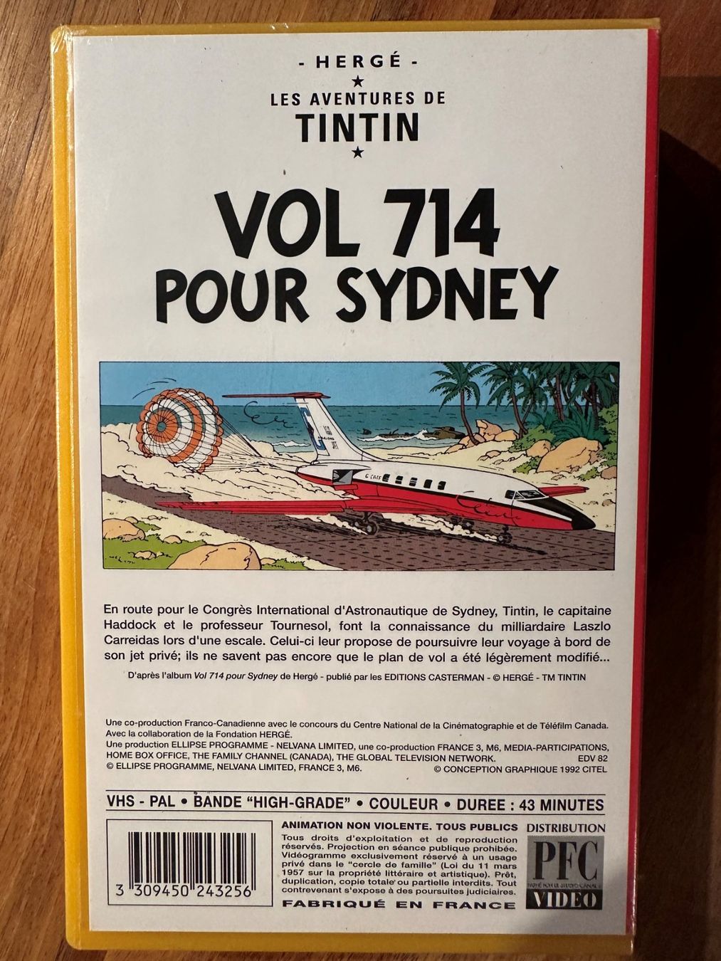 Tutti i VHS: TINTIN VOL 717 SYDNEY NEUVE – Nuovo e nell'imballaggio originale da Champéry venduto da Madodusud358 1