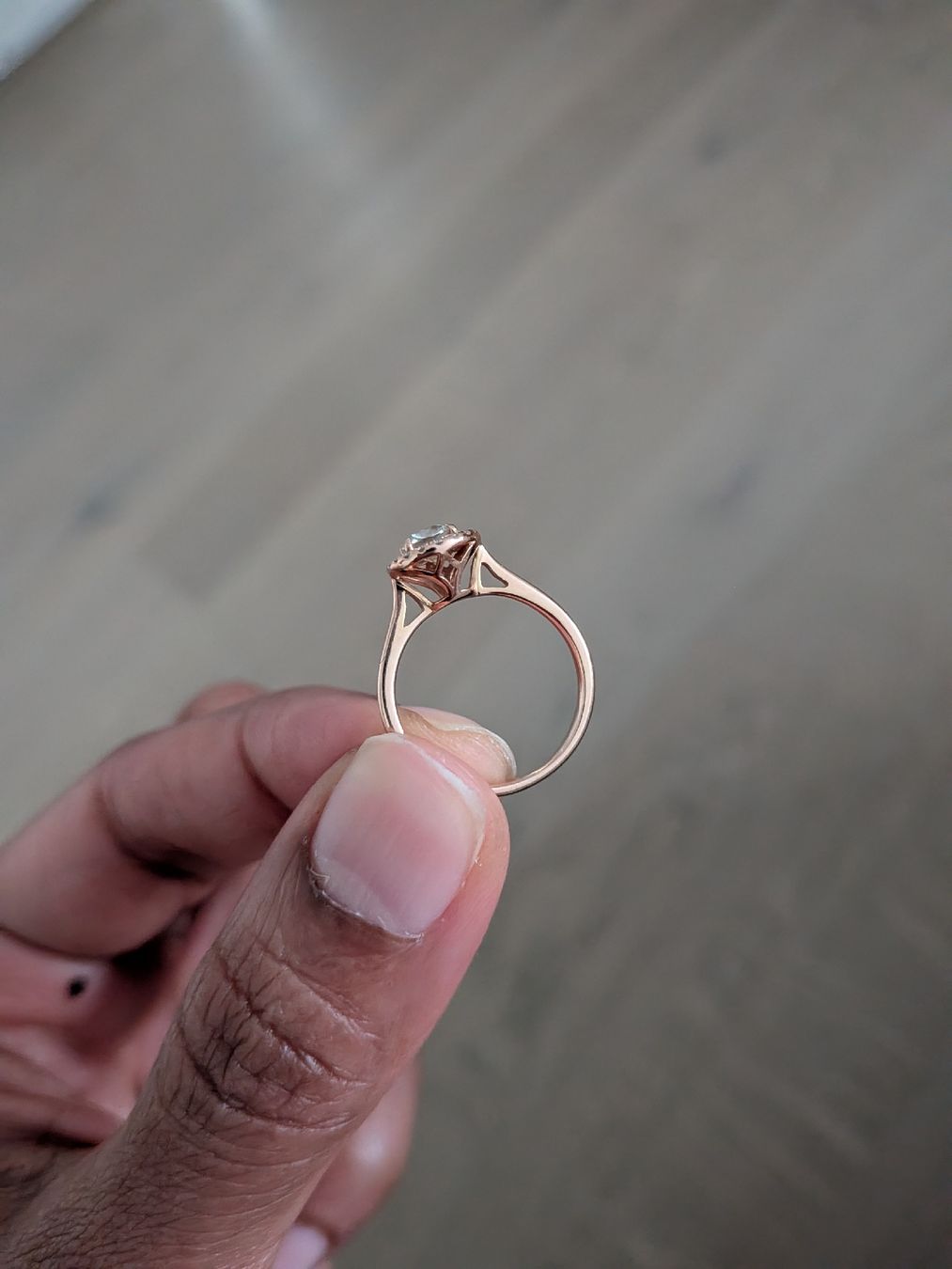 Anelli: Forever Mark Rose Gold Diamond Ring – Usato da Morges venduto da dhi_y2qk 4