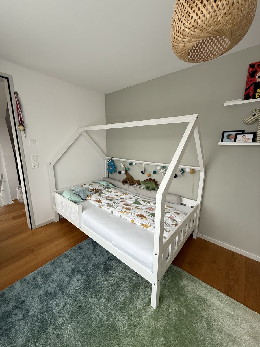 Letti: Kinderbett Hausbett Weiss – Usato da Warth venduto da vpa_b8dl