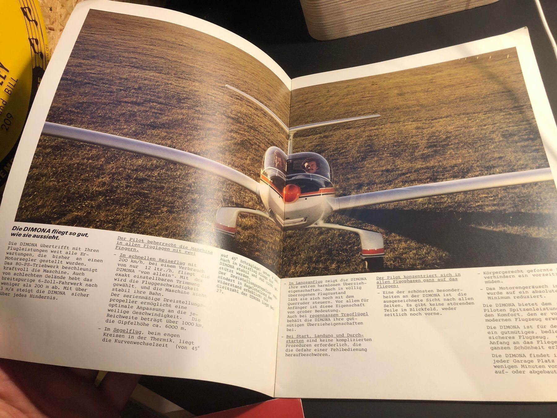 Documents: FLUGZEUG VERKAUFS PROSPEKT VON HOFFMANN – D'occasion à Balterswil par MR_FEELGOOD 1
