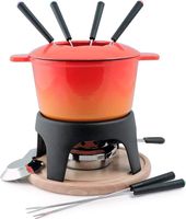 SWISSMAR Guss-Fonduegarnitur SIERRA orange