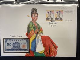 Banknotenbrief Südkorea #17