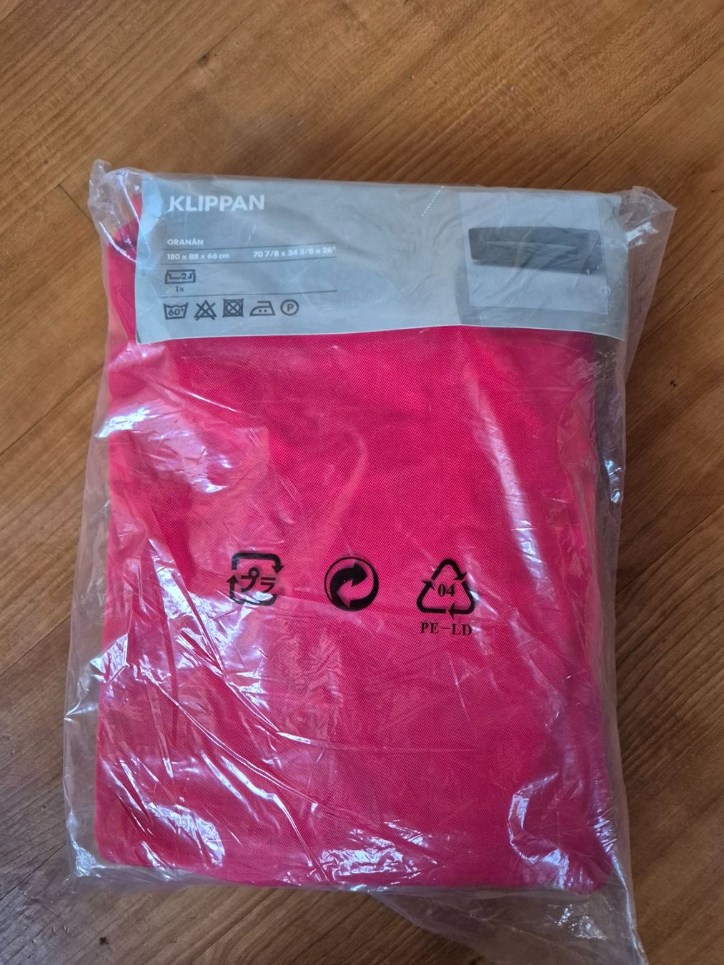 Tessuti: Sofabezug rot 2er IKEA Klippan Granan – Usato da Buchs SG venduto da MStBu