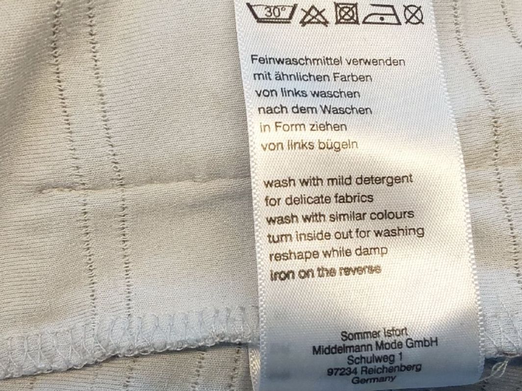 T-shirt: Shirt Vetono Grösse 1 hellgrau Viskose – Nuovo (secondo la descrizione) da Köniz venduto da scopello12 5