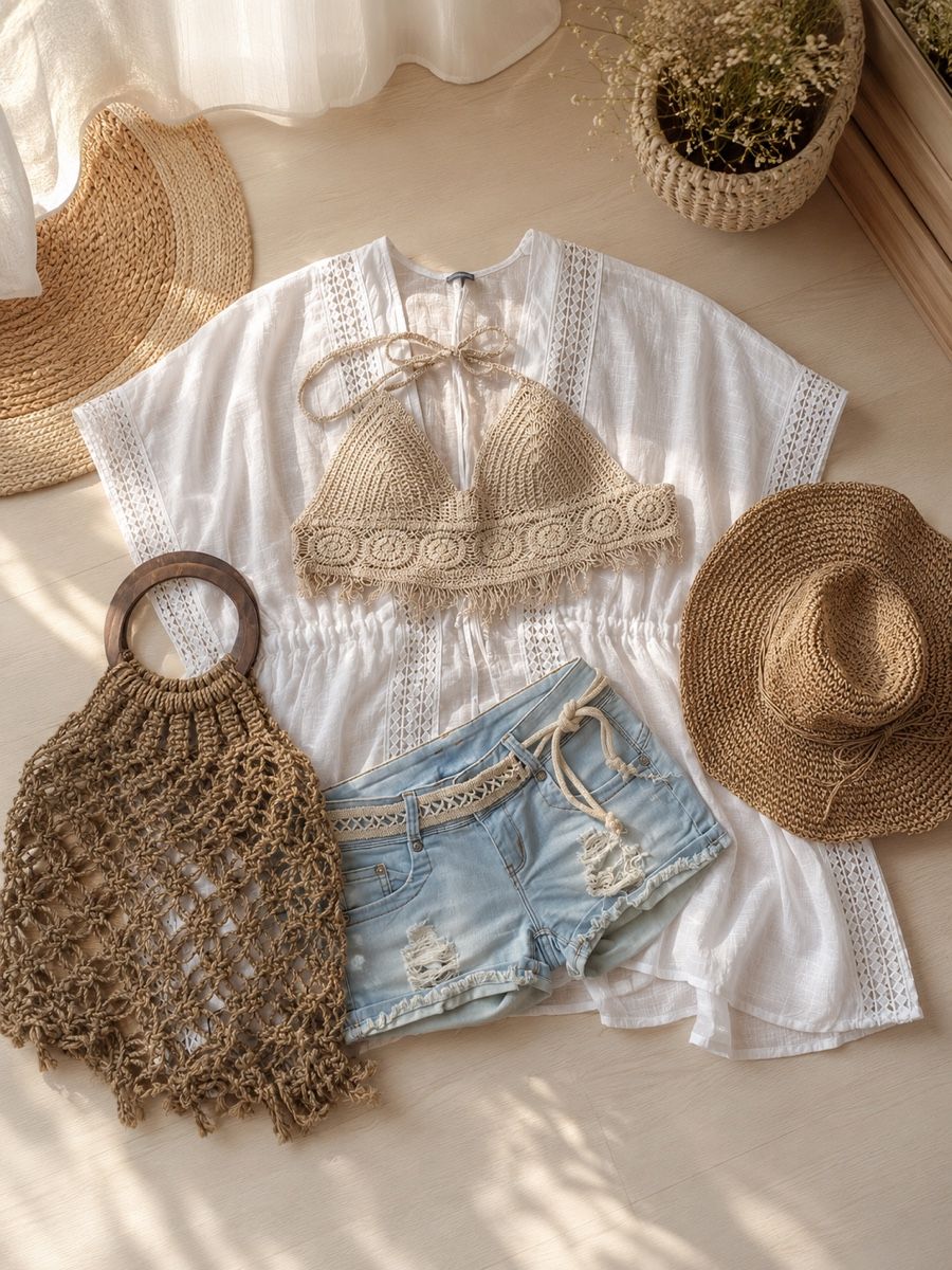 Lotti di vestiti: Set 3 Tlg: Tunika, Top, Shorts Gr.S – Usato da Affoltern am Albis venduto da Elenaki67 3