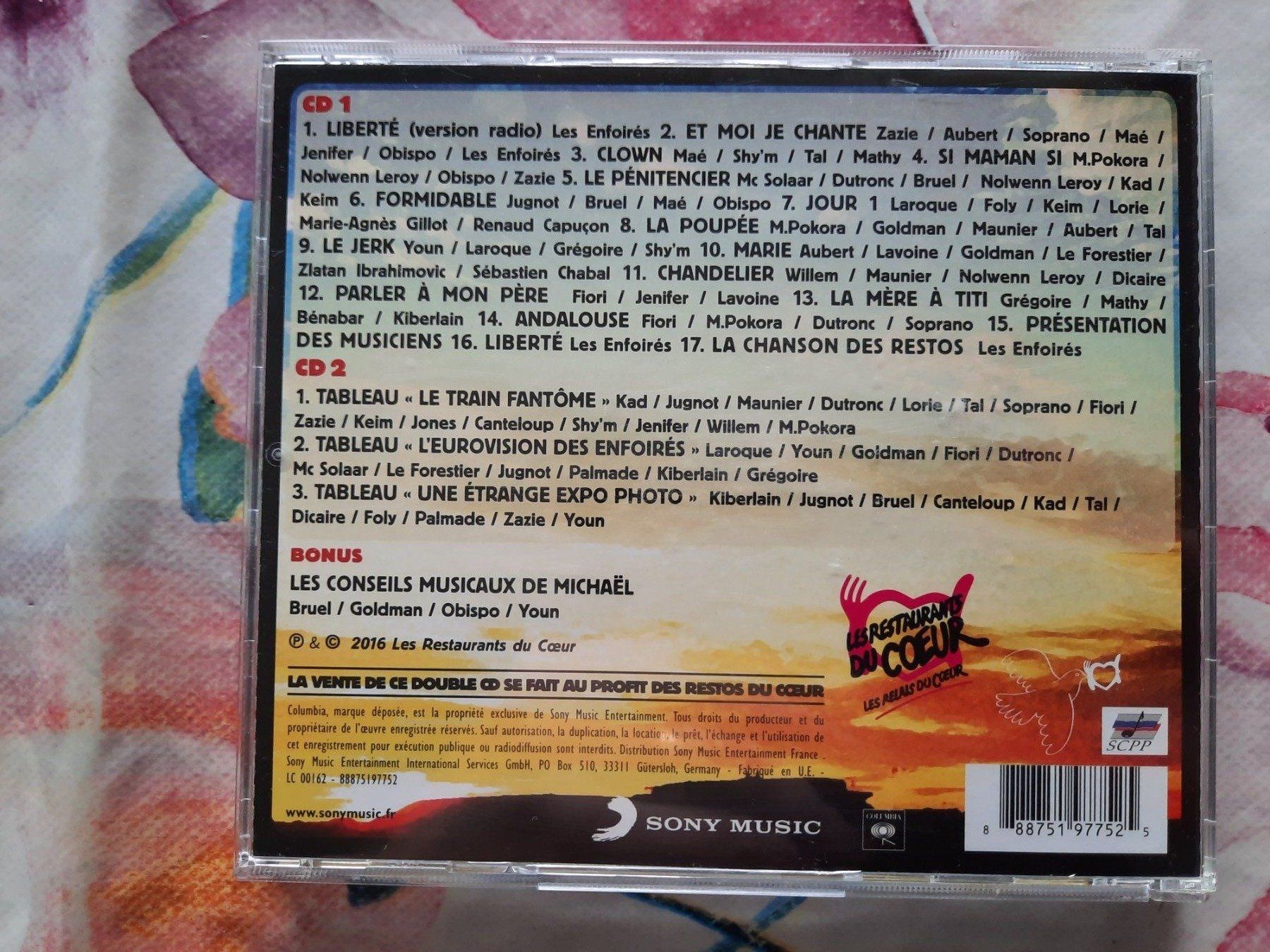 CD: CD Au rendez-vous des enfoirés 2016 – Usato da Pully venduto da bro_n52j 1