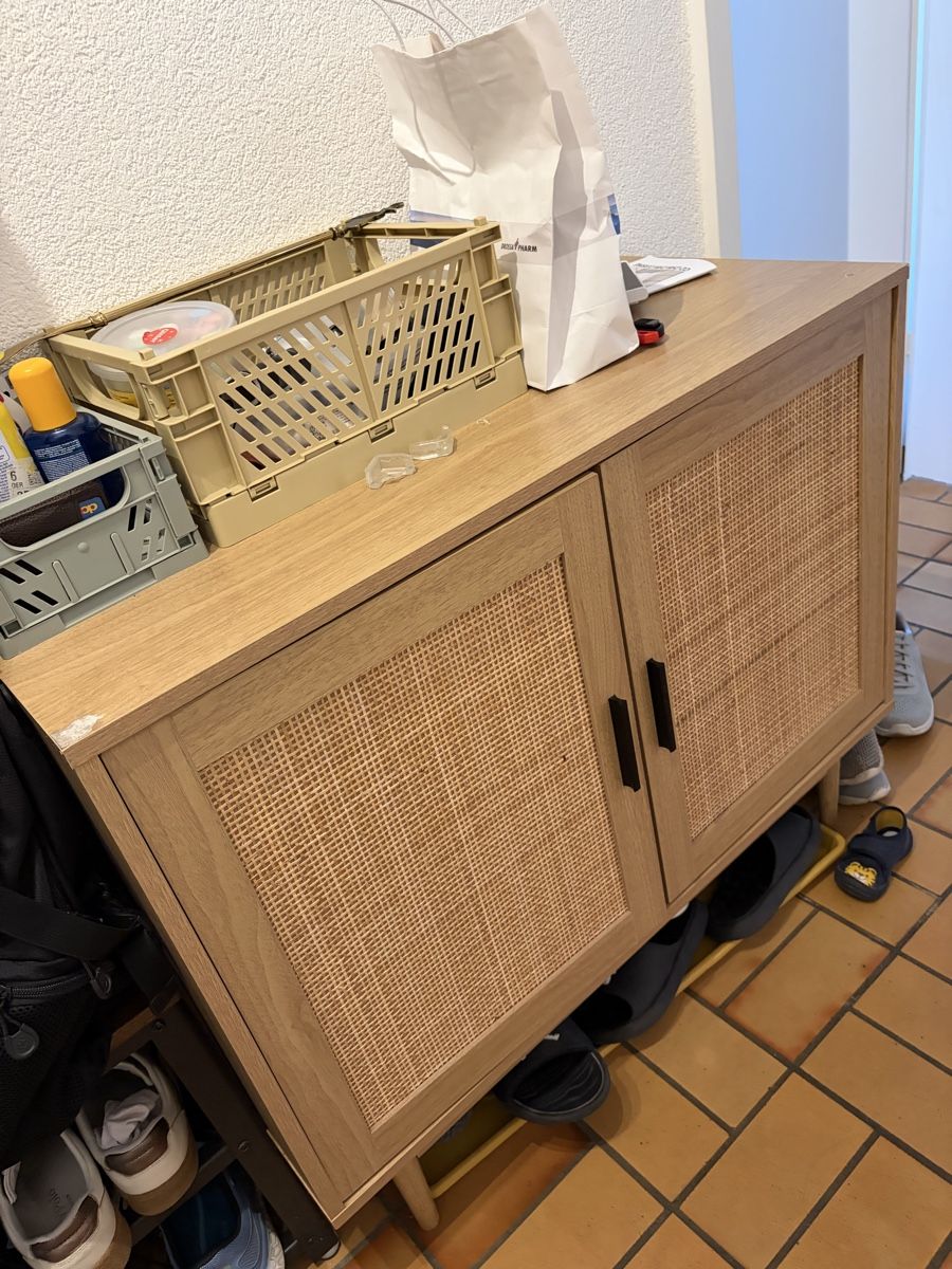 Cassapanche: Sideboard Rattan Optik Holz hell – Usato da Zürich venduto da dor_9l9g