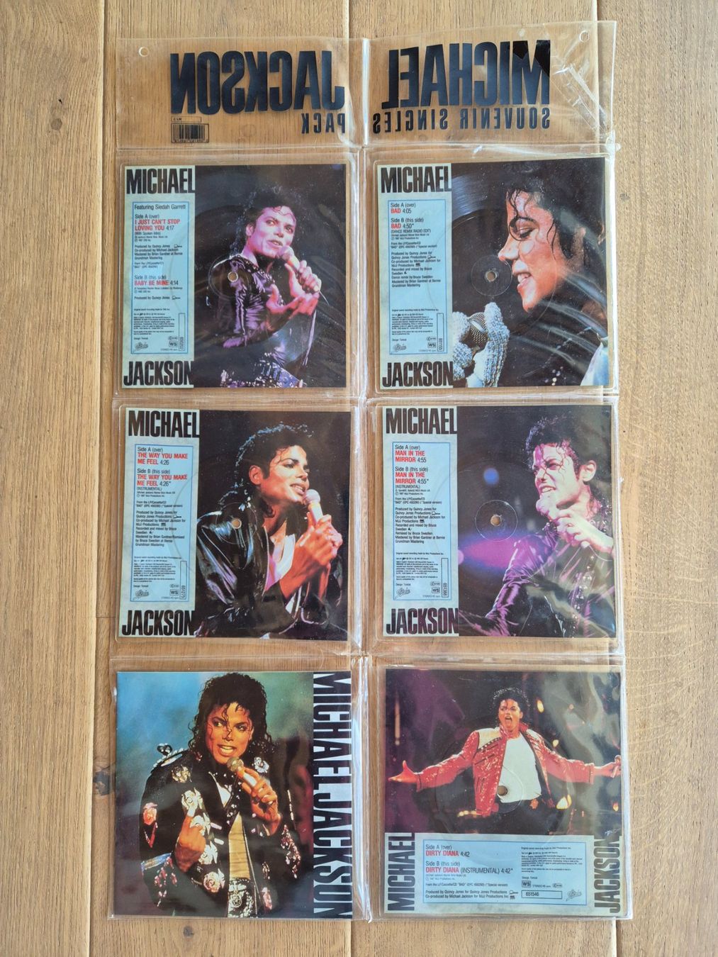 Dischi in vinile: Michael Jackson - Souvenir Singles Pack - BAD – Usato da Savièse venduto da coeur88 1