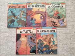 5 BD ALIX en EO, tome 11 à 14 et 19.