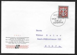 Sonderbrief S. 253 Journée du Don Suisse Lausanne 3.3.1945