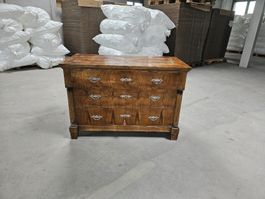 Antike Kommode Nussbaum Biedermeier 