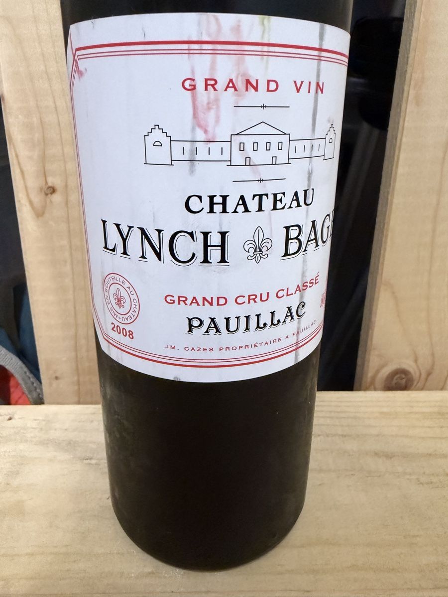 Lynch Bages Wein: 1 bouteille Château Lynch Bages 2008 – Neu (gemäss Beschreibung) aus Gland von Freeload