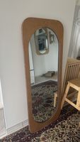 Mid century Wood Frame Mirror Vintage