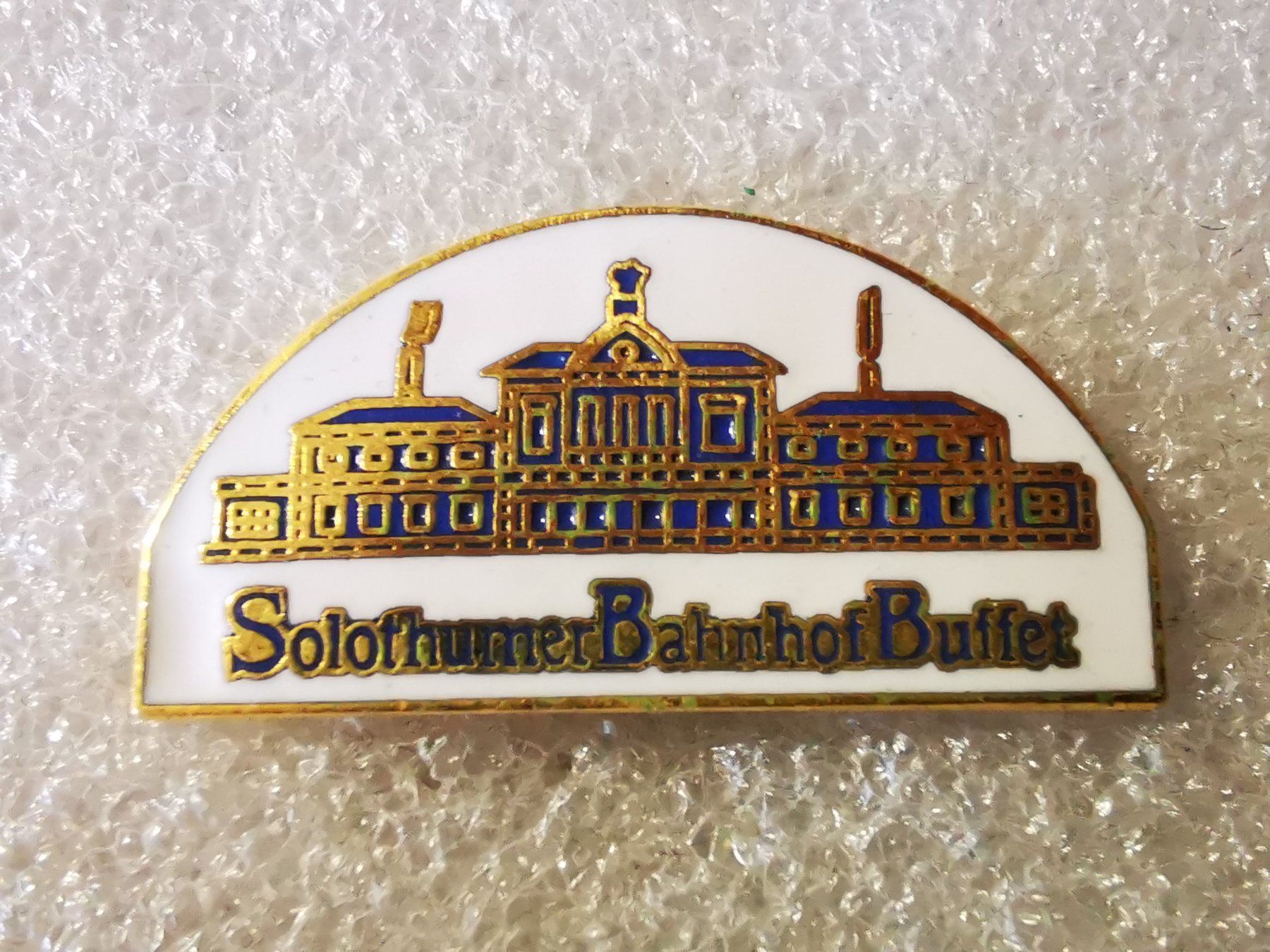 Placchette & Badge: Ansteckpin 149: Solothurner Bahnhof Buffet – Usato da Oppligen venduto da Pin-Fall-Shop