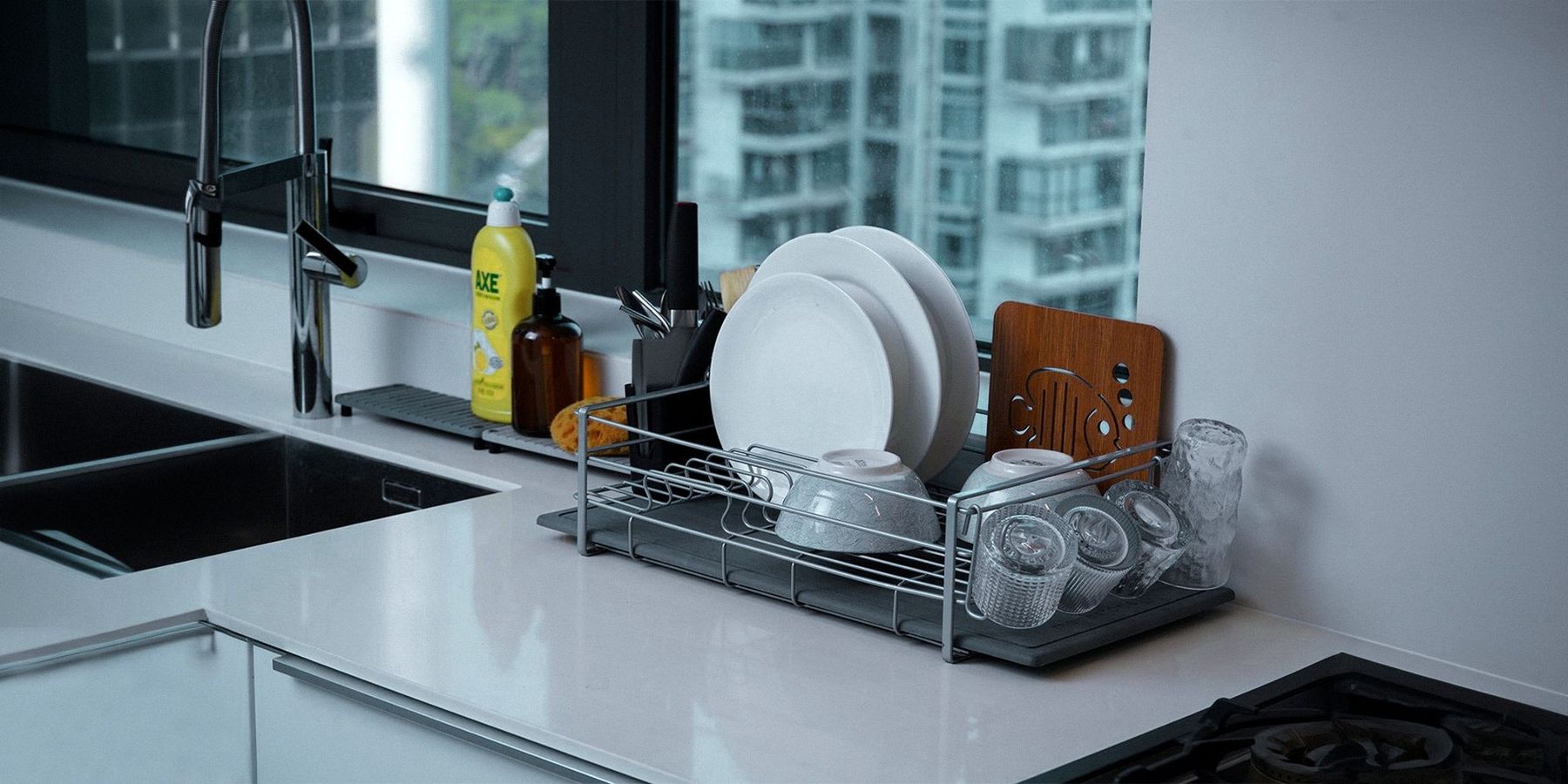 Elettrodomestici da cucina: Framma Geschirrabtropfgestell silber aus Kieselgur – Nuovo e nell'imballaggio originale da Dietlikon venduto da Salesmax 3