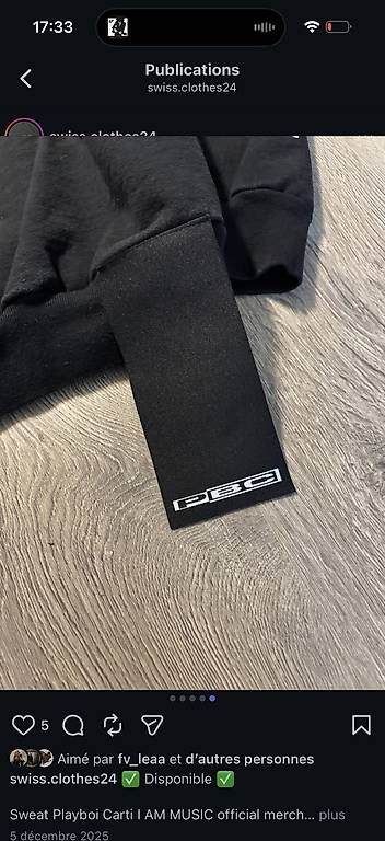 T-shirt: Official merch playboi carti – Usato da Cheseaux-Lausanne venduto da mad_mnv2 4