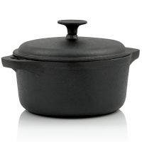 BBQ-Toro Gusseisen Topf Bräter 4,0 Liter