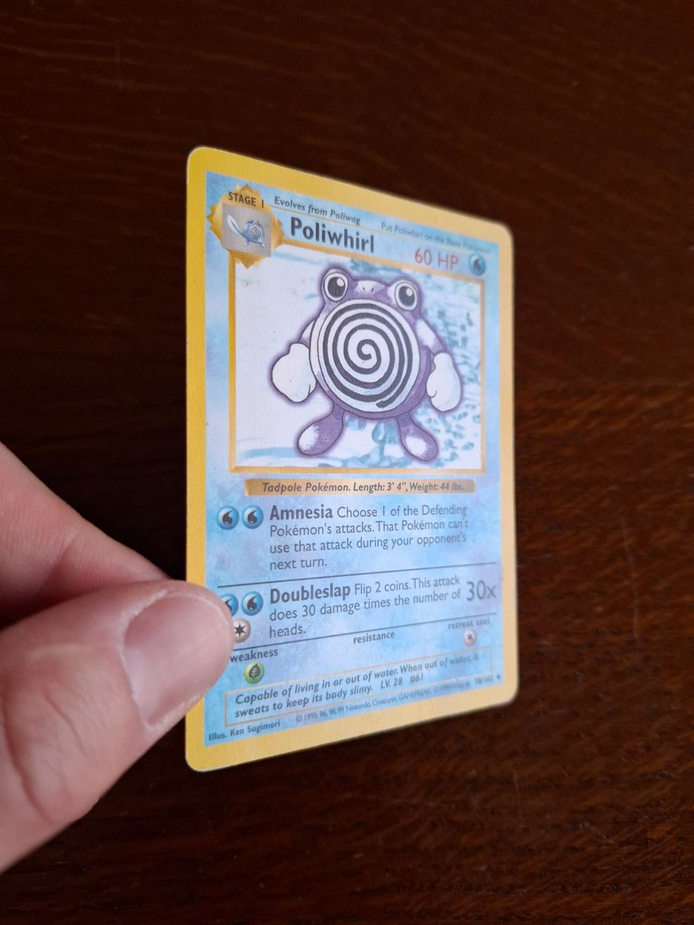 Pokémon Carte collezionabili: Pokemon Poliwhirl Base Set Shadowless 38/102 – Usato da Giornico venduto da ale_lc8k 2