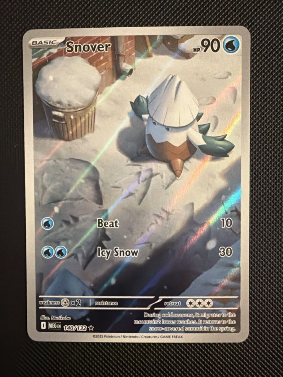 Pokémon Carte collezionabili: Snover - 140/132 - Mega Evolution Base 🇺🇸 – Nuovo (secondo la descrizione) da Oberrohrdorf venduto da Samet-TCG
