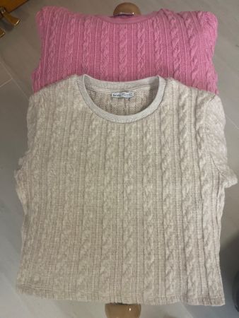 Bershka Gestricktes Tops Gr M/L (wie neu)