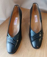 Bettin Echtleder Pumps Schwarz Gr. 37 - Italienische Eleganz