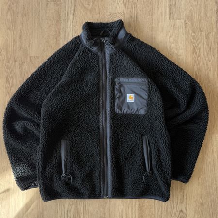 Carhartt Fleece Jacke schwarz Grösse L guter Zustand