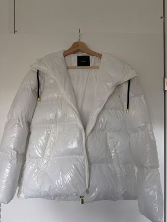 Pinko Down Coat White Size S Like New