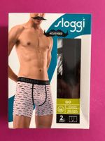 Boxershorts, SLOGGI Go, Grösse S, 2 Stück in Weiss/Schwarz