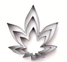 Ausstecher Hanf Cannabis Blatt DIY Guetzli Keks
