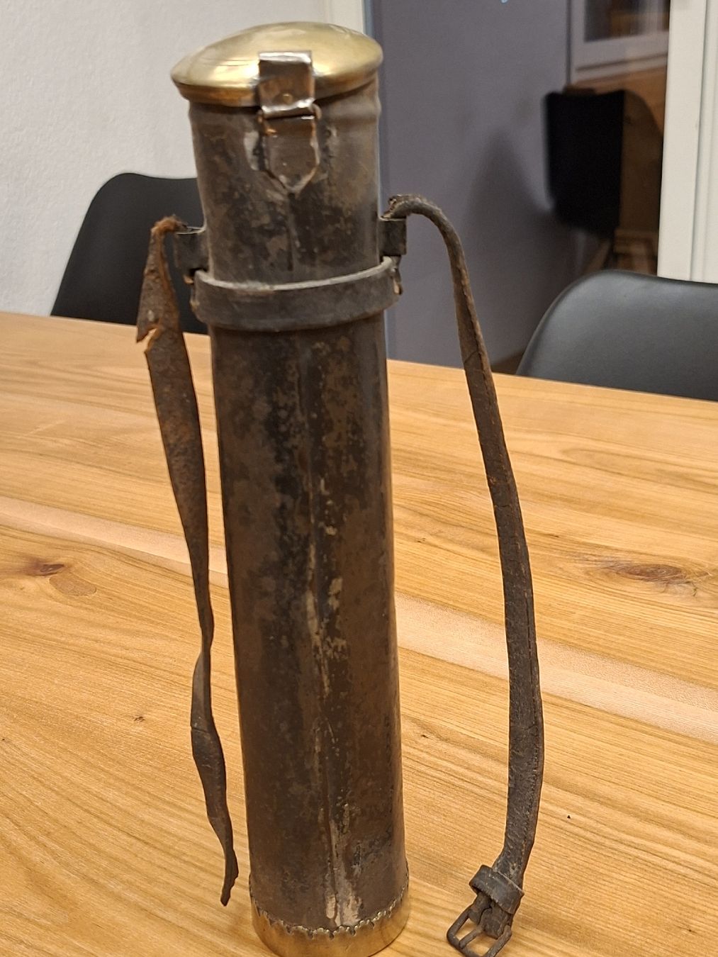Schweizer Armee Barattoli: Antike Munitions--Blechbüchse um anfangs 1800 – Usato da Ganterschwil venduto da HeidiuPeter 9