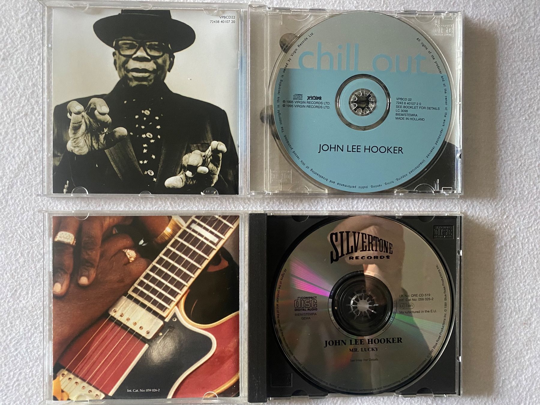 CD: 2 x John Lee Hooker - Mr. Lucky / Chill Out – Nuovo (secondo la descrizione) da Duggingen venduto da Kisha010 1