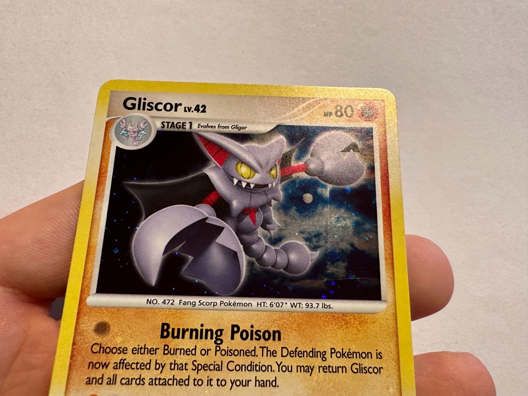 Pokémon Carte collezionabili: Gliscor holo D&P Legends Awakened EN – Usato da Hagendorn venduto da Pokecollectorch 2