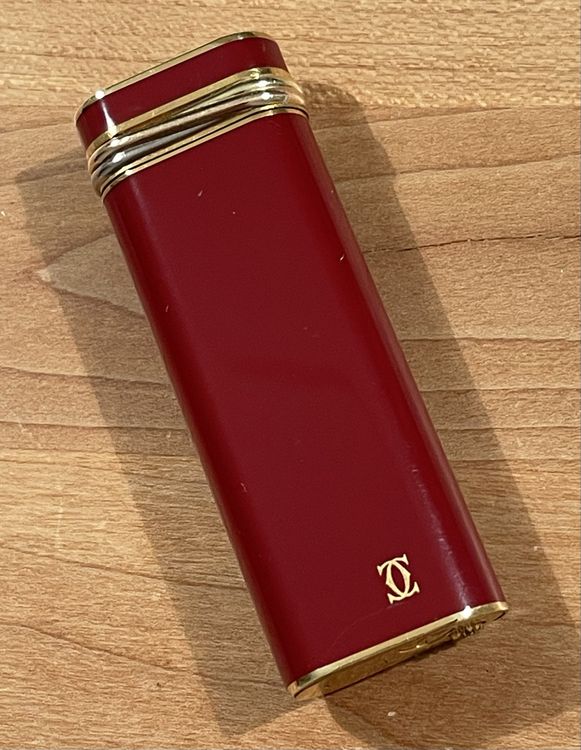 professionell restauriertes Vintage Cartier Feuerzeug (Gebraucht