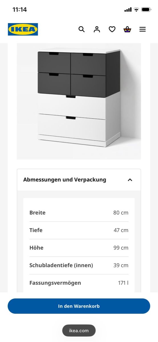 Commodes: Ikea Nordli Kommode weiss – D'occasion à Emmenbrücke par publikum 4