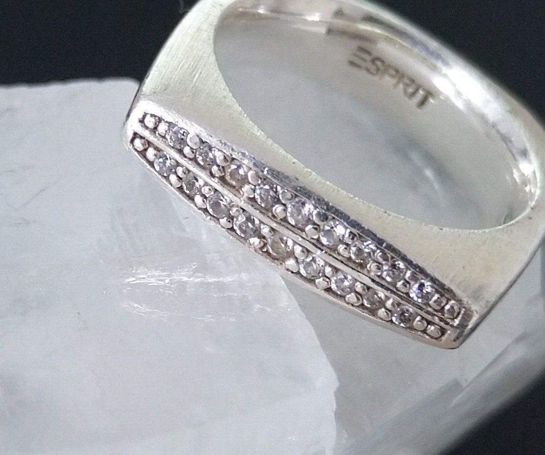 Anelli: ESPRIT RING MIT ZIRKONIA IN 925 SILBER – Usato da Romanshorn venduto da BoutiqueA